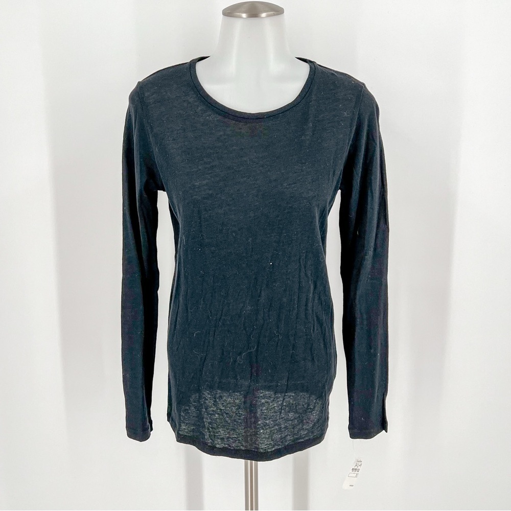 Majestic Paris black long sleeve shirt